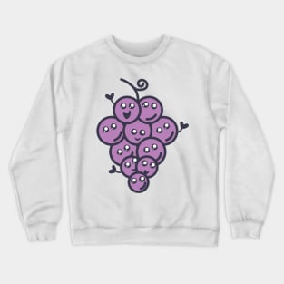 Kawaii Grapes Crewneck Sweatshirt